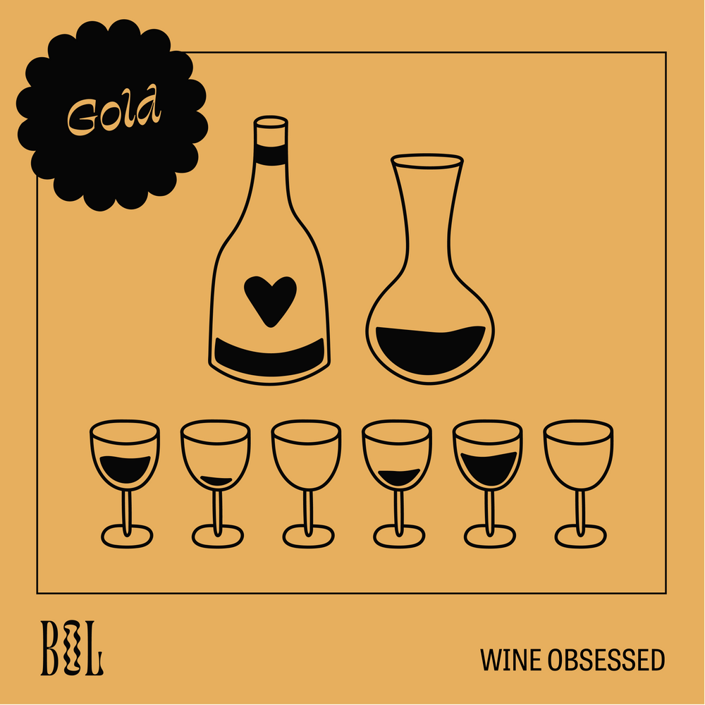 Wine Obsessed (Gold)